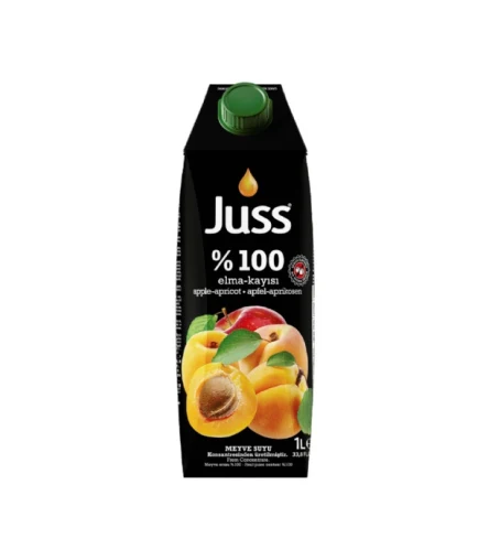 Juss %100 Elma & Kayısı 1 L