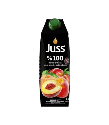 Juss %100 Elma & Şeftali 1 L