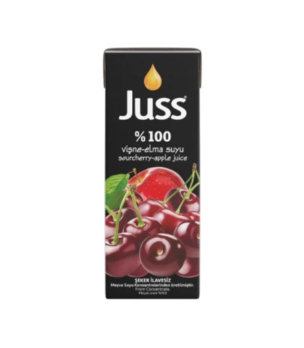 Juss %100 Elma & Vişne 200 ml